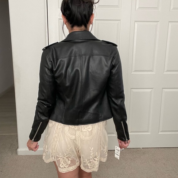 ***NWT** INC International Concepts Jacket, Vegan Leather, Size XS - Picture 2 of 16